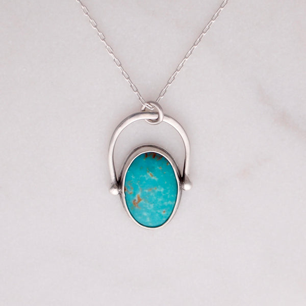 Pinza Necklace #9 - Turquoise Mountain