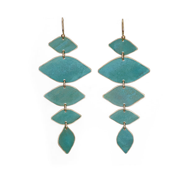 Alana Earrings - Aloe