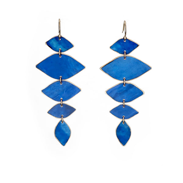 Alana Earrings - Lapis