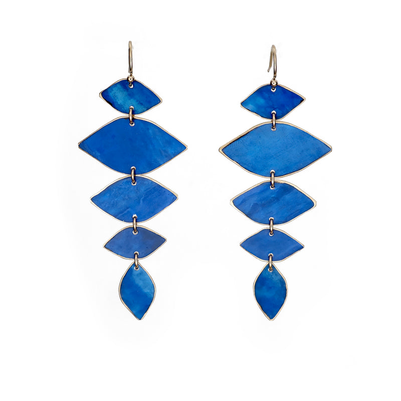 Alana Earrings - Lapis