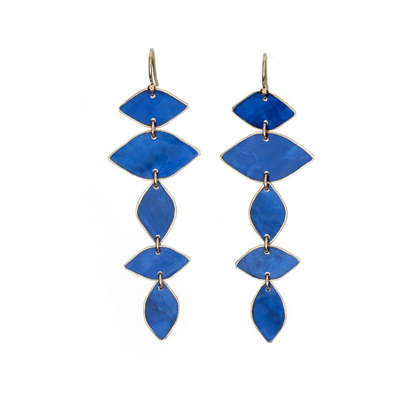 Aria Earrings - Lapis