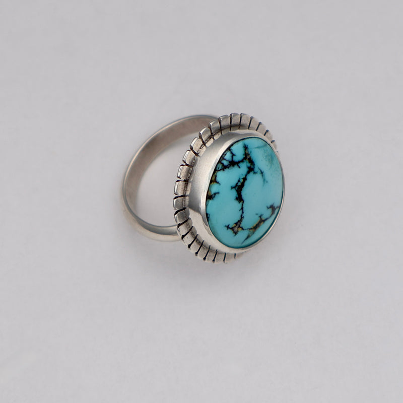 Lumi Ring #26 -  Blue Moon Turquoise  - Size 6