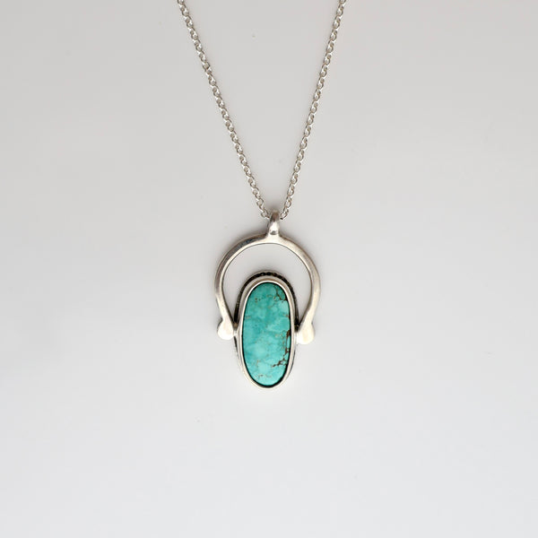 Wish Necklace #5 - Carico Lake Turquoise