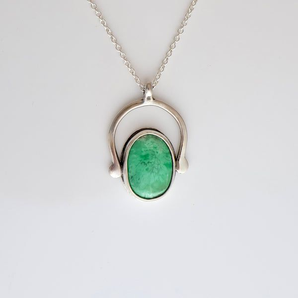 Wish Necklace #3 - Utah Variscite