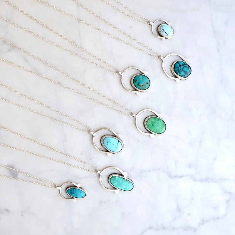 Wish Necklace #2 - Turquoise Mountain