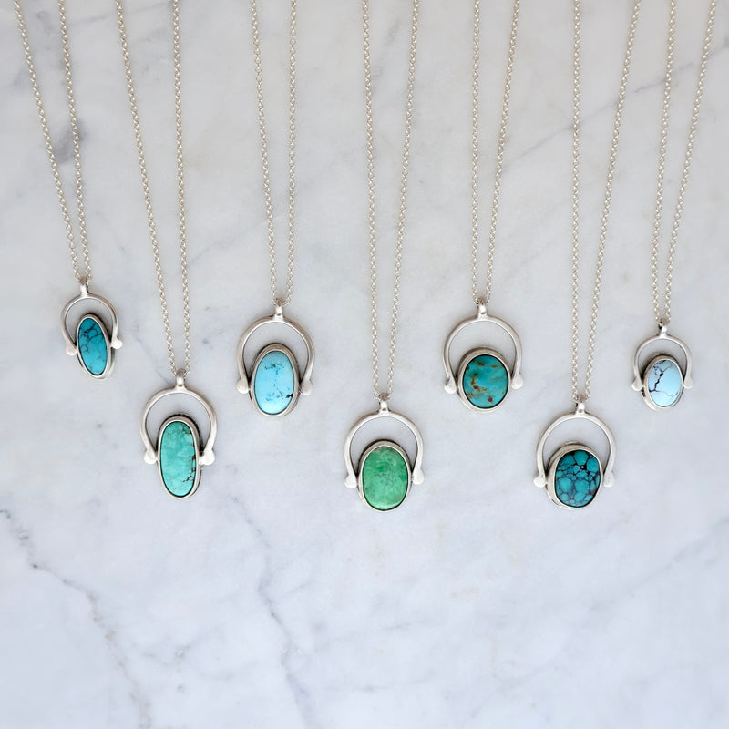 Wish Necklace #2 - Turquoise Mountain