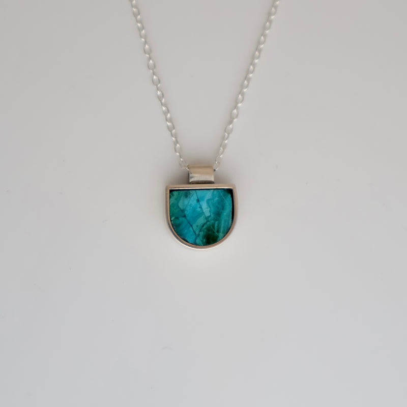 Inlay Necklace - Chrysocolla