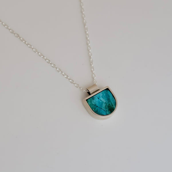 Inlay Necklace - Chrysocolla