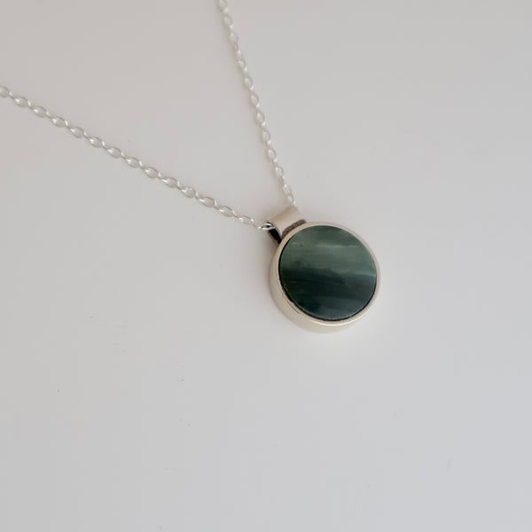 Inlay Necklace - Gary Green Jasper