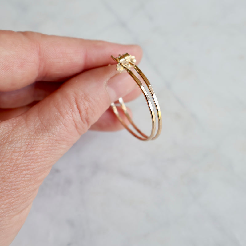 14K Gold Filled Hoops