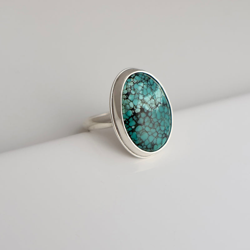 Lake Ring #61 - Turquoise - size 8