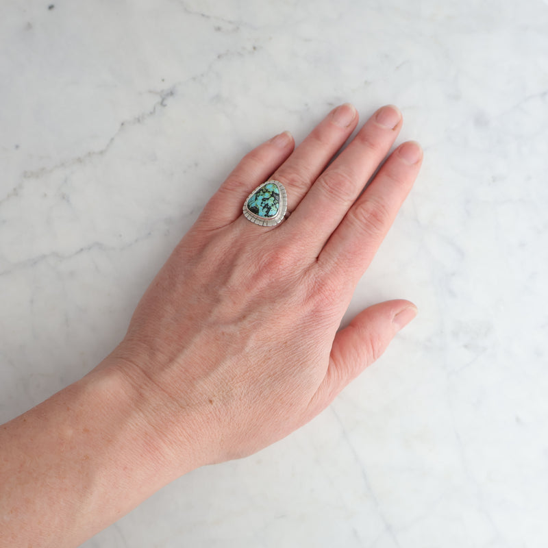 Lumi Ring #31 - Hubei Turquoise - size 6