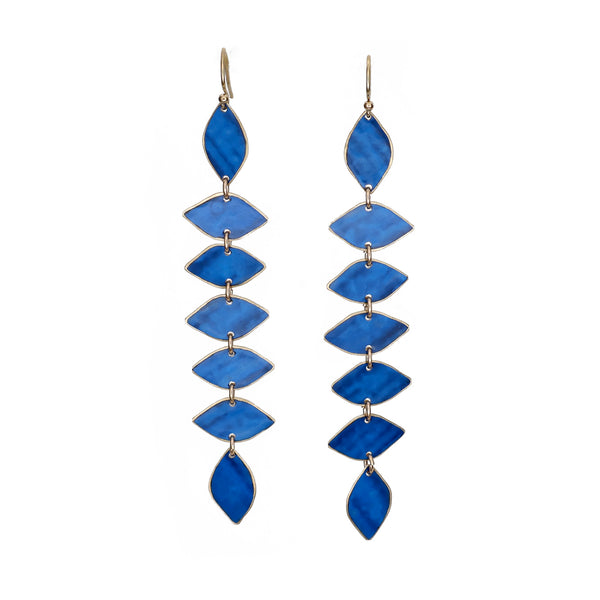 Ivy Long Earring - Lapis