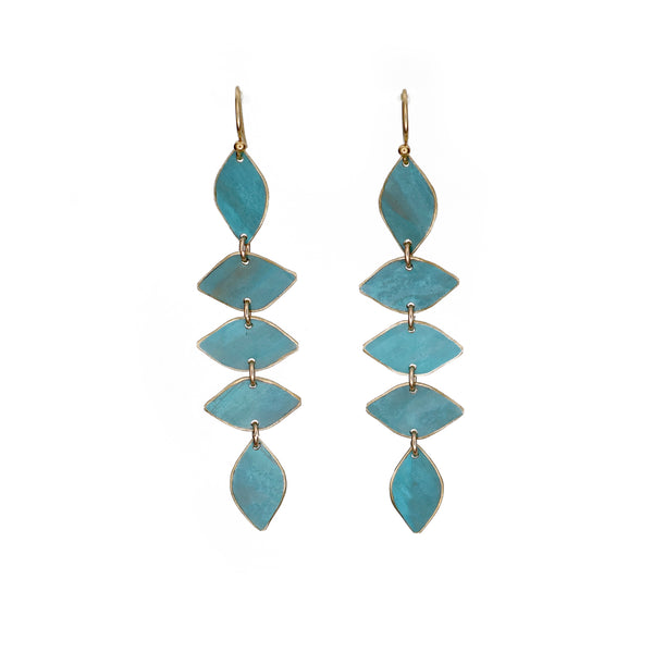 Ivy Short Earring - Aloe