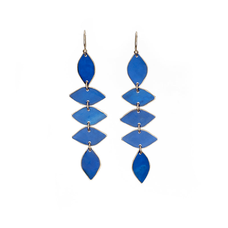 Ivy Short Earring - Lapis