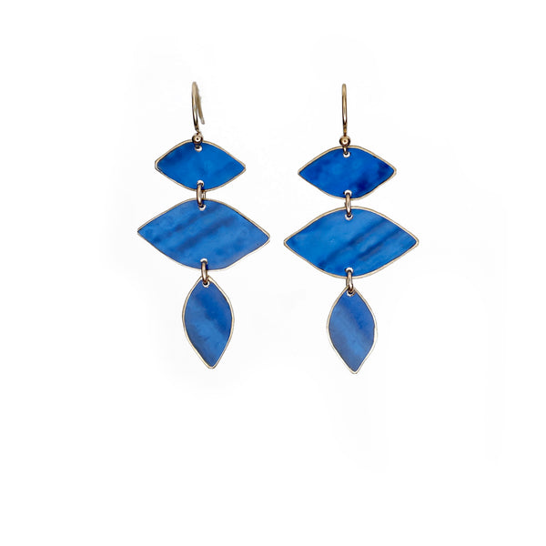 Mavis Earrings - Lapis
