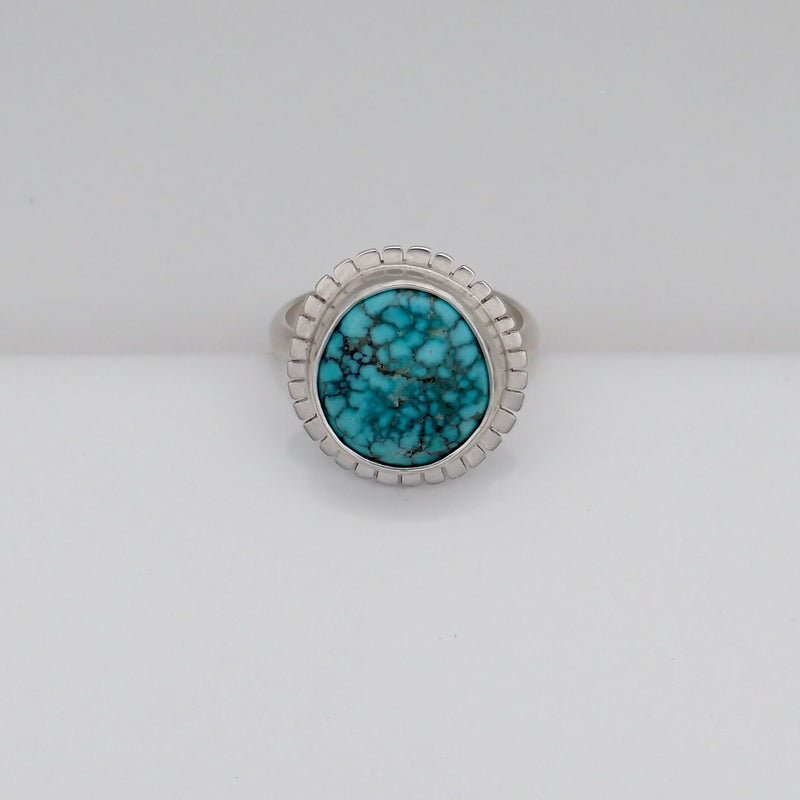 Lumi Ring #11 - Fox Turquoise - Size 7.25