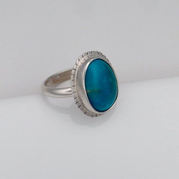 Lumi Ring #12 - Turquoise Mountain - Size 6.25
