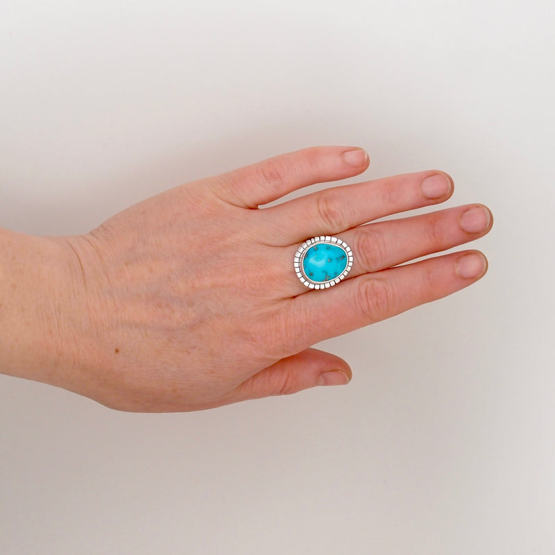 Lumi Ring #16 - Sleeping Beauty Turquoise - Size 7