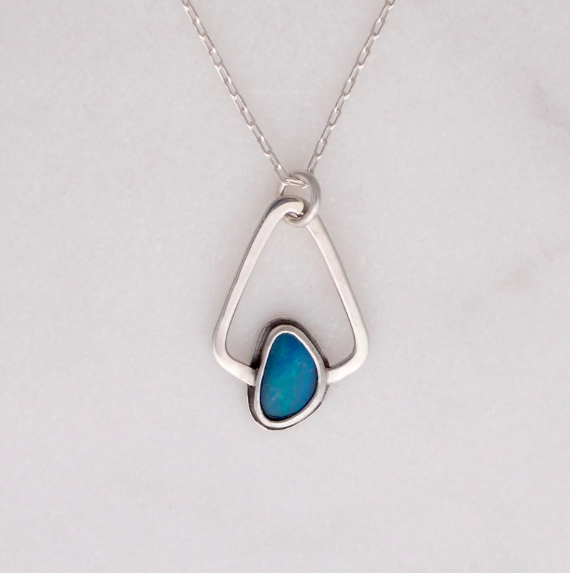 Pinza Necklace #1 - Boulder Opal