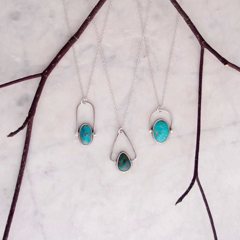 Pinza Necklace #9 - Turquoise Mountain