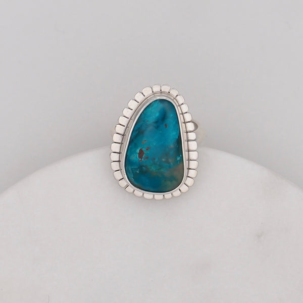 Lumi Ring #22 - Chrysocolla - Size 6