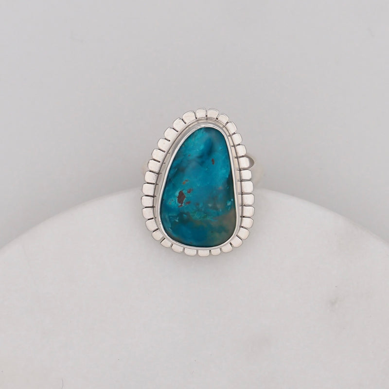 Lumi Ring #22 - Chrysocolla - Size 6