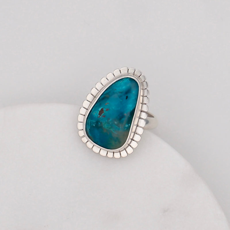 Lumi Ring #22 - Chrysocolla - Size 6