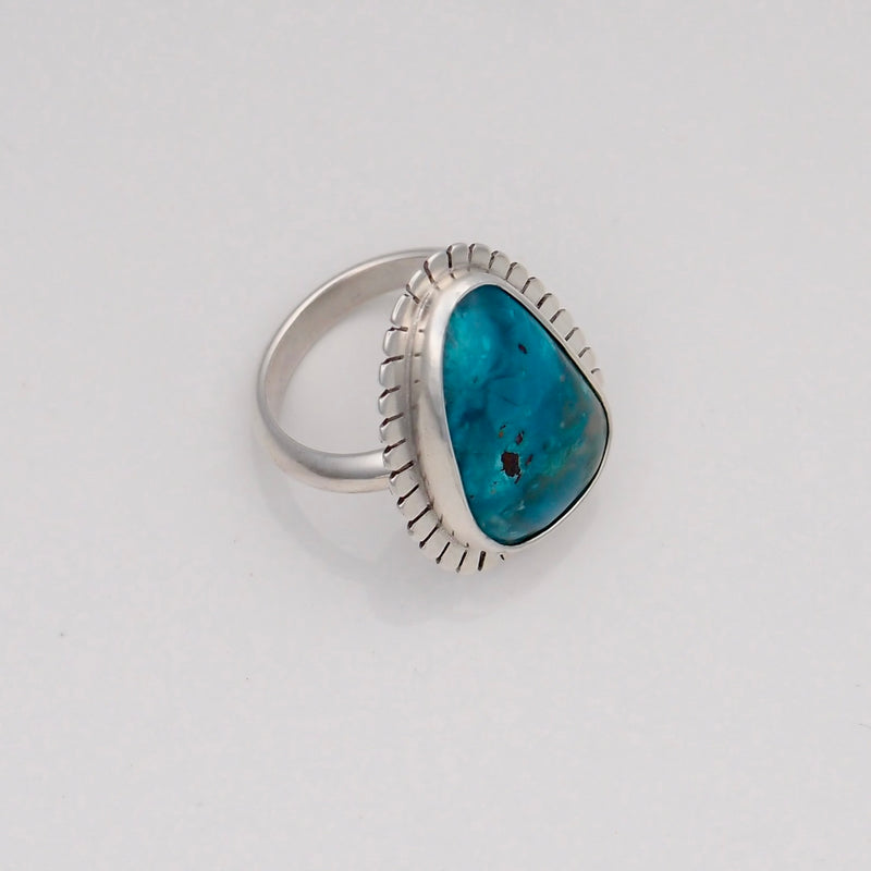 Lumi Ring #22 - Chrysocolla - Size 6