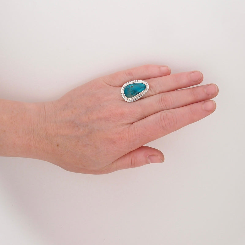 Lumi Ring #22 - Chrysocolla - Size 6