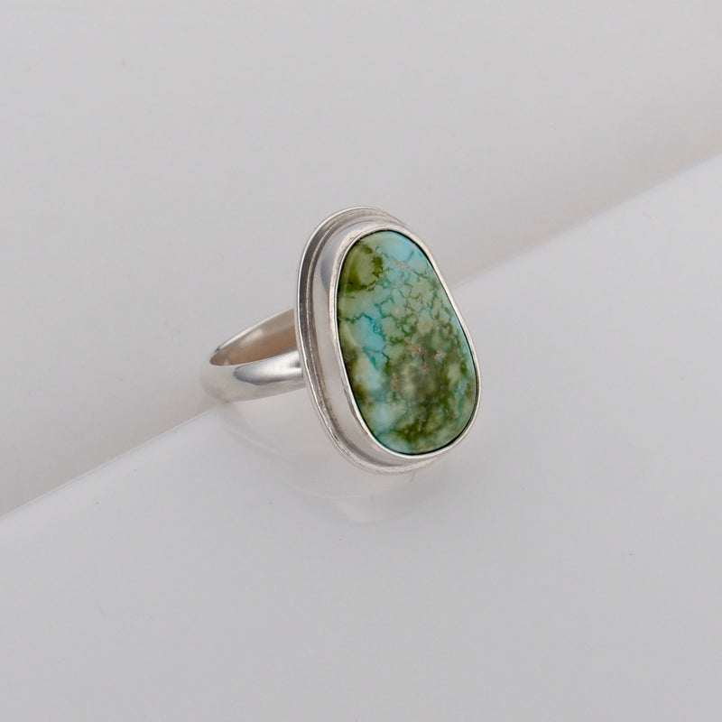 Lake Ring #43 - Sonoran Mountain Turquoise - Size 5.5