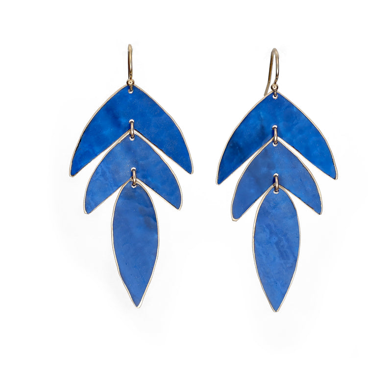 Palma Earring - Lapis