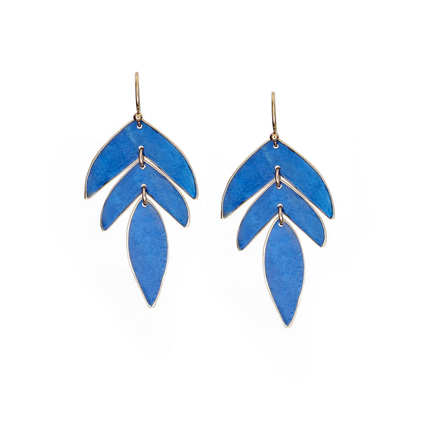 Palmita Earring - Lapis