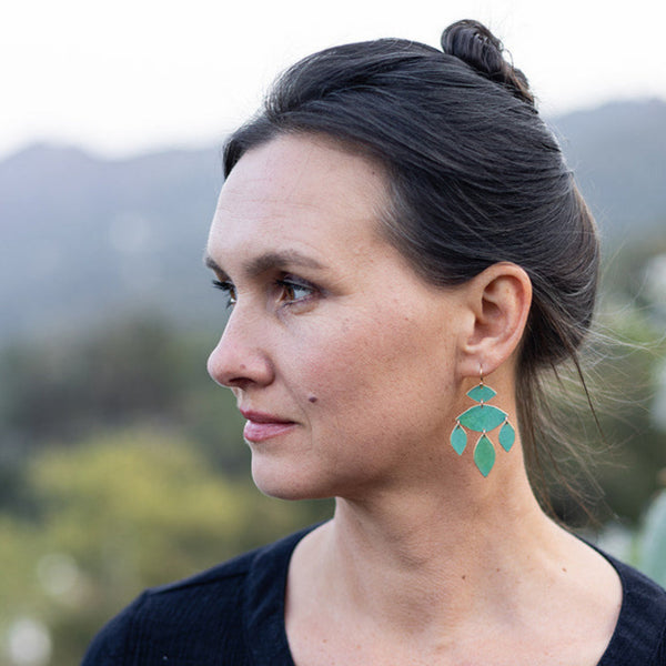 Paloma Earring - Aloe