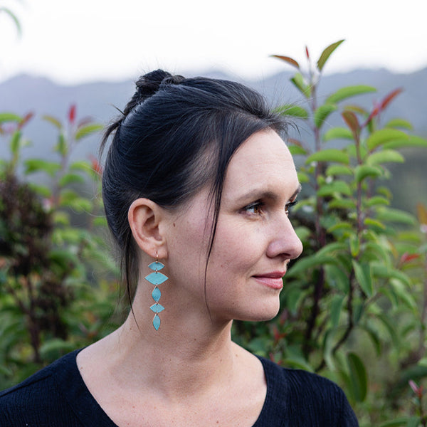 Aria Earrings - Aloe