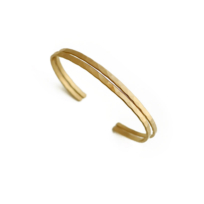 Skinny Hammered Cuff