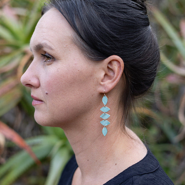 Ivy Short Earring - Lapis